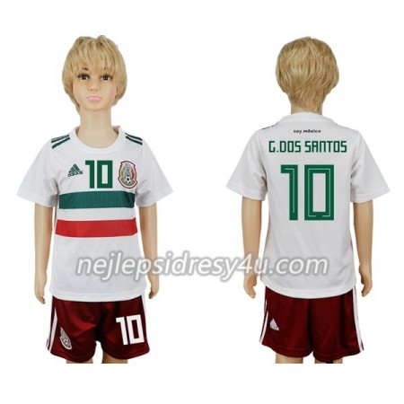 Fotbalový Dres Mexiko G.Dos Santos 10 Dětské Venkovní MS 2018